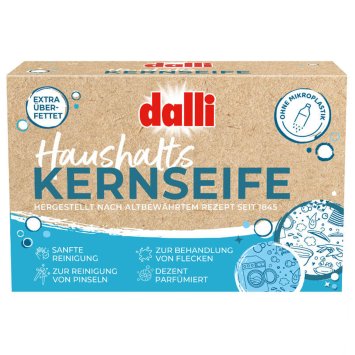 dalli Haushalts Kernseife Extra überfettet 1 Stück 125g