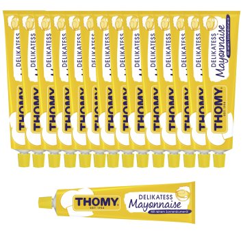 Thomy Delikatess Mayonnaise cremig würzig im Geschmack 100ml 15er Pack