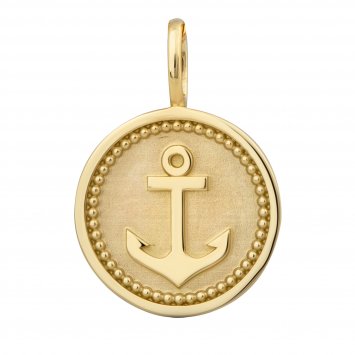 Anhänger Gold 375 mit Anker-Motiv