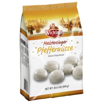 Wicklein Würzige Lebkuchen Pfeffernüsse mit weißer Zuckerglasur 300g