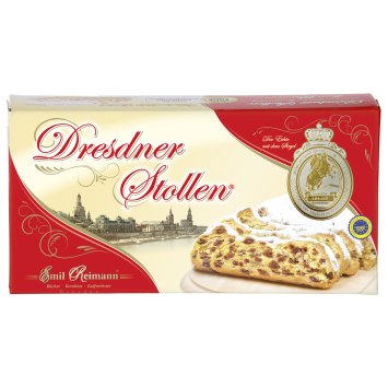 Emil Reimann Dresdner Christstollen mit Mandeln und Rosinen 750g