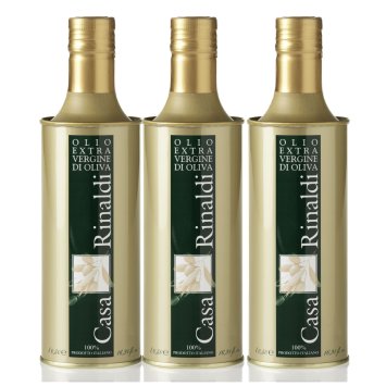 Casa Rinaldi 100% Italienisches Natives Olivenöl Extra 500ml 3er Pack