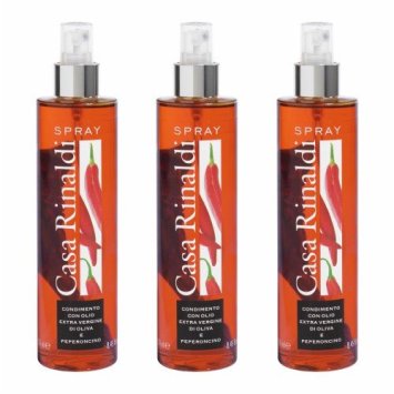 Casa Rinaldi Olivenöl Extra Vergine mit Peperoni Spray 250ml 3er Pack