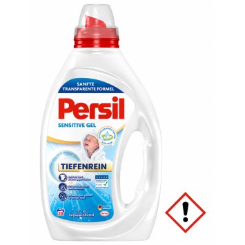 Persil Sensitive Gel Vollwaschmittel flüssig 20 WL 900ml 4er Pack