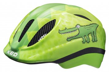 Kinderhelm  MEGGY II TREND, GREEN CROCO GLOSSY
