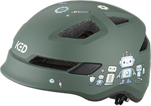 Kinder - Fahrradhelm POP II Lite, ROBOT