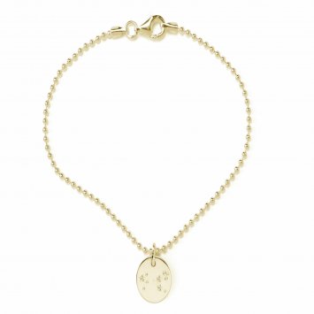 Armband 925 Sterling Silber Glänzend 19cm Löwe