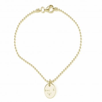 Armband 925 Sterling Silber Glänzend 19cm Steinbock