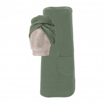 Wellness Set mit Turban und Spa-Dress