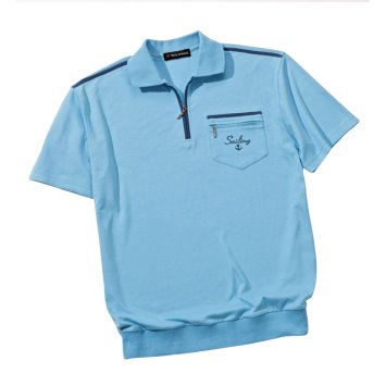 Her.Komfort Poloshirt,Aqua,3XL