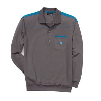 Polo-Langarmshirt