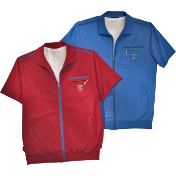 Poloshirt mit Reißverschluss