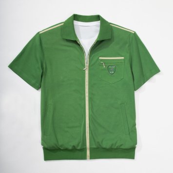 Poloshirt mit Reißverschluss