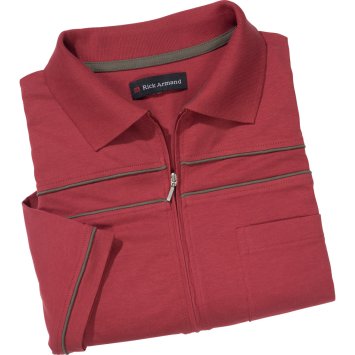 Freizeitshirt mit Reissverschluss