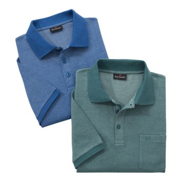 Poloshirts im 2er-Pack