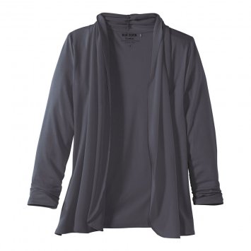 Cardigan mit Georgette-Kragen