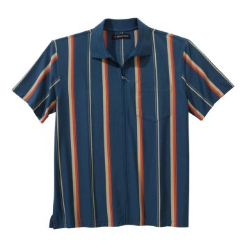 Poloshirt mit Ganzreißverschluss