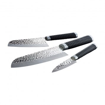 Hammerschlag Messer 3er-Set