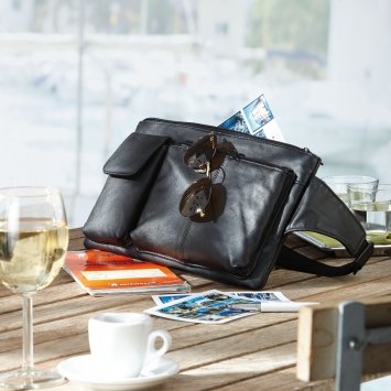 Flache Bauchtasche