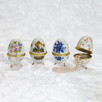 Porzellan-Eier 4er-Set