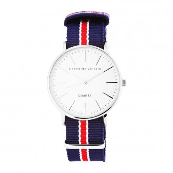 Uhr mit Textilarmband