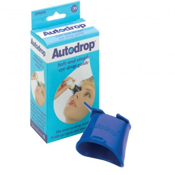 Augentropfen-Anwendungshilfe