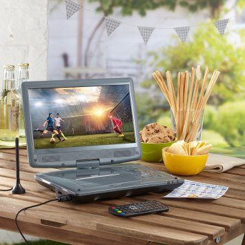Mobiler DVD- und DVB-T2 Spieler