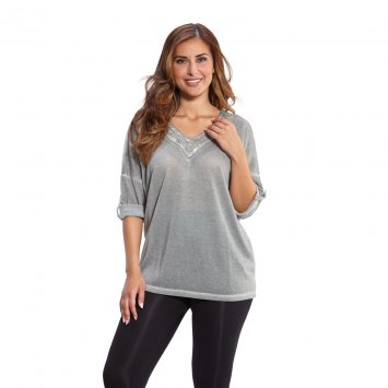 Shirt mit Pailletten