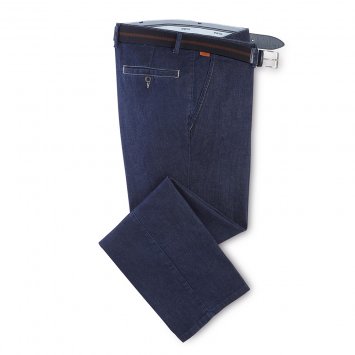 Unterbauch Jeans, schwarz