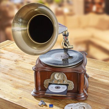 Grammophon mit Aufnahmefunktion