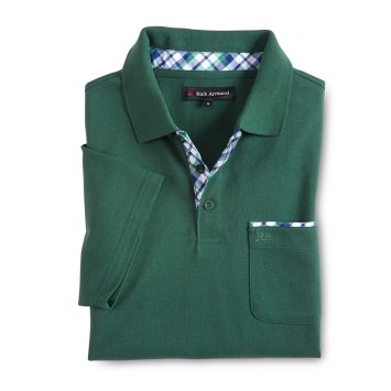 Poloshirt mit Kontrastbesatz 2er-Set