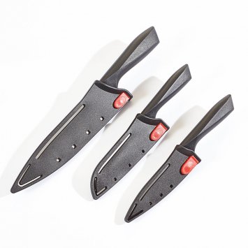 Messerset mit Messerschärfer