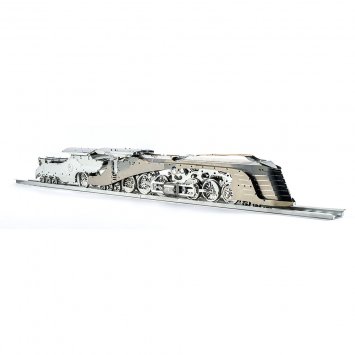 Metallmodell „Dampflokomotive mit Tender”