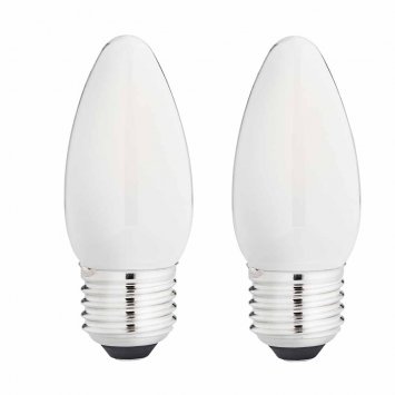 Formschöne LED Kerze 2er-Set