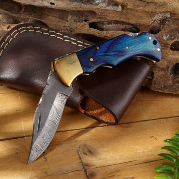 Damastmesser „Royal Blue“