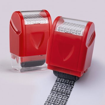 Anonymisierungs-Stempelroller im 2er-Pack