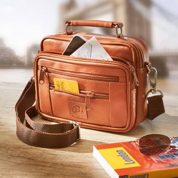 Leder-Herrentasche