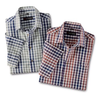 Sommerliches Karohemd 2er-Pack