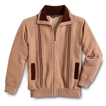 Chenille Strickjacke