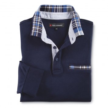 Interlock-Shirt mit Kontrasten