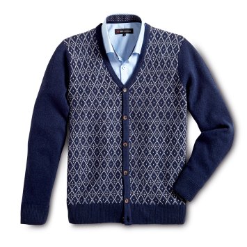 Lambswool Strickjacke