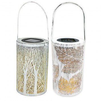 Baumdesign-Solarlaternen (2er-Set)