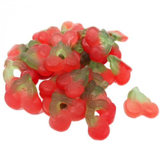Fruchtgummi Doppelkirschen zuckerfrei süß fruchtig weich 300g 