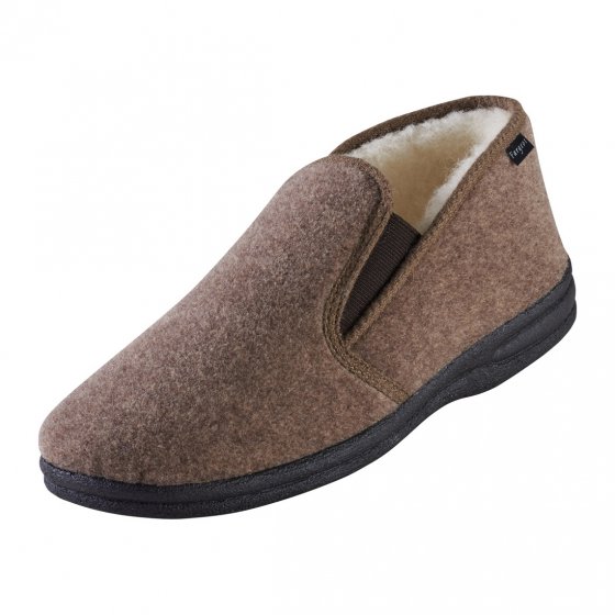 Lammwoll-Pantoffel,Gr.40 40 | Beige