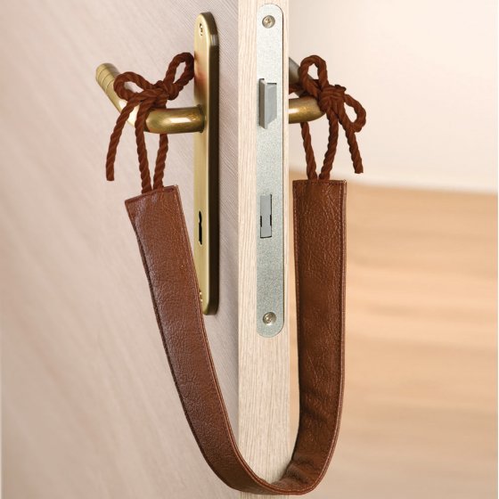 Leder-Türstopper - 3 Stück 