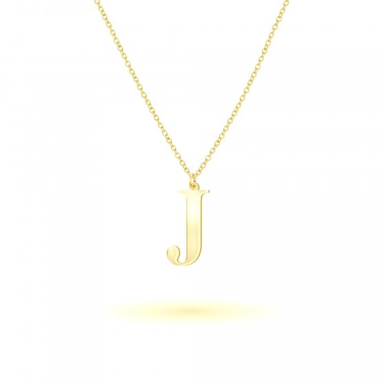 Anhänger mit Kette 925-Sterling Silber vergoldet Glänzend 45cm 