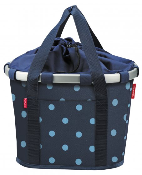 Vorderradkorb "Bike Basket" ,  mixed dots blue 