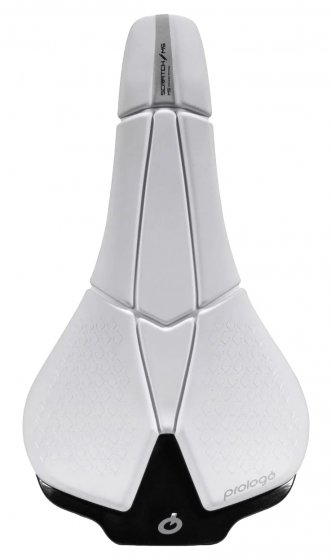 Fahrrad-Sattel Scratch M5 Tirox , weiß 