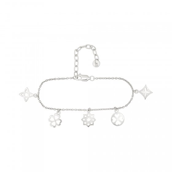 Armband 925 Silber rhodiniert Anhänger 