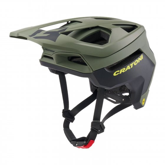 MTB Fahrradhelm Madflex MIPS Recco, oliv matt 